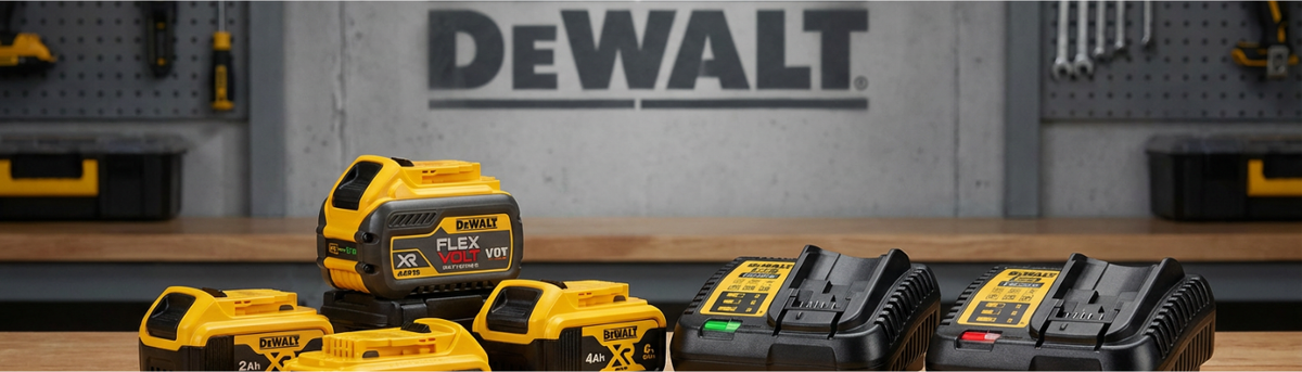 סוללות ומטענים DeWALT