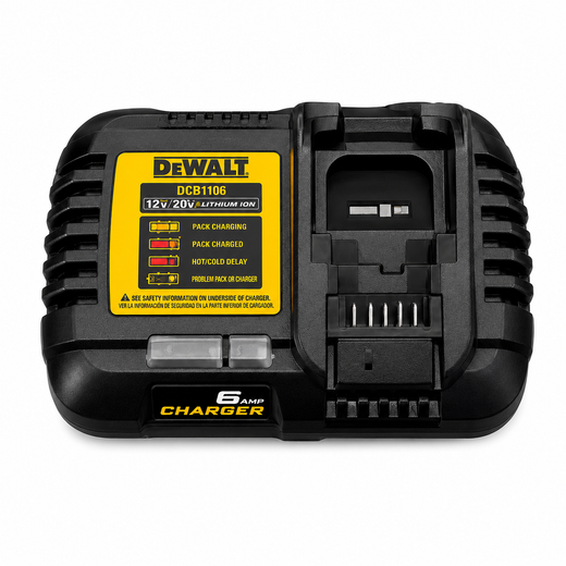 מטען  DEWALT 6A 12V/18V DeWalt DCB1106