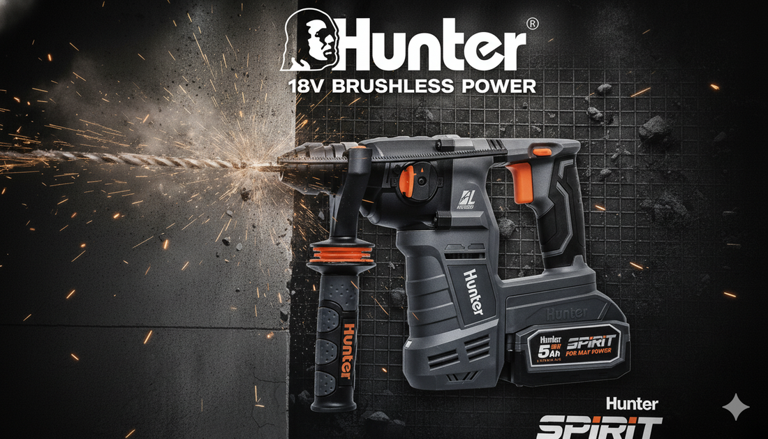 סט 3 כלים 18V סוללות 4Ah מטען כפול Hunter 102705-026 - מבט נוסף 24