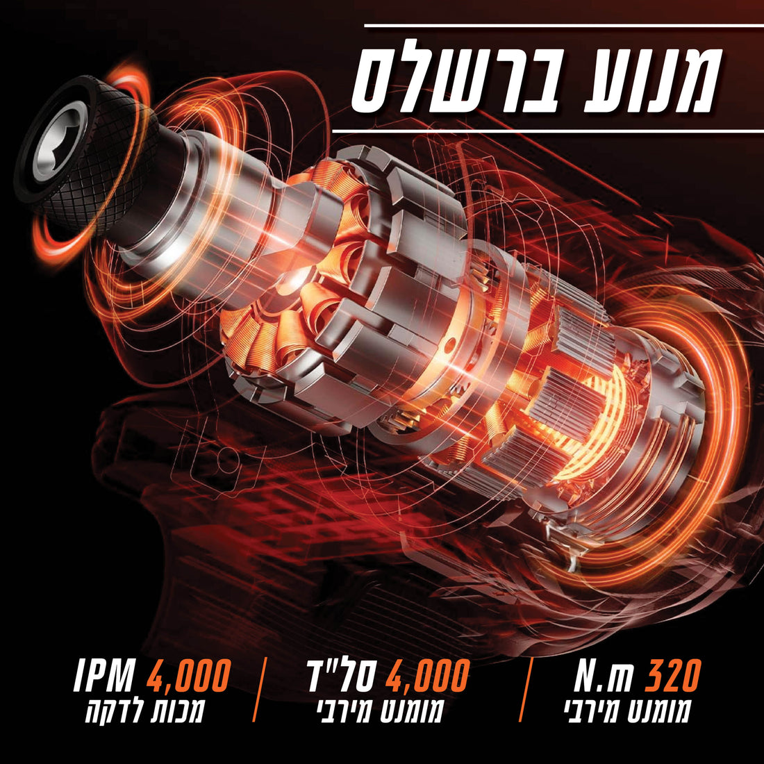 סט 3 כלים 18V סוללות 4Ah מטען כפול Hunter 102705-026 - מבט נוסף 9