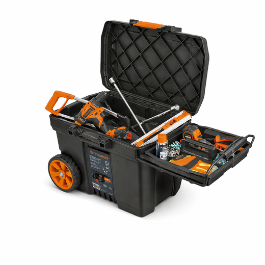 ארגז כלים מחוזק 23" עם גלגלים TRUPER 10902