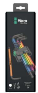 סט מפתחות אלן כדורי 950 SPKL צבעוני 9 יח מ"מ מקצועי Wera