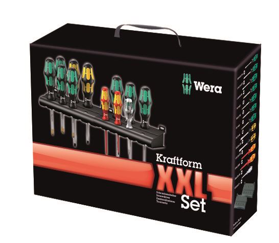 סט מברגים משולב 12 יח כולל טסטר מקצועי Wera 5051010001