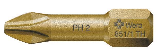 ביט פיליפס PH1x25 100 יח טורשיין מוזהב מקצועי Wera 5056