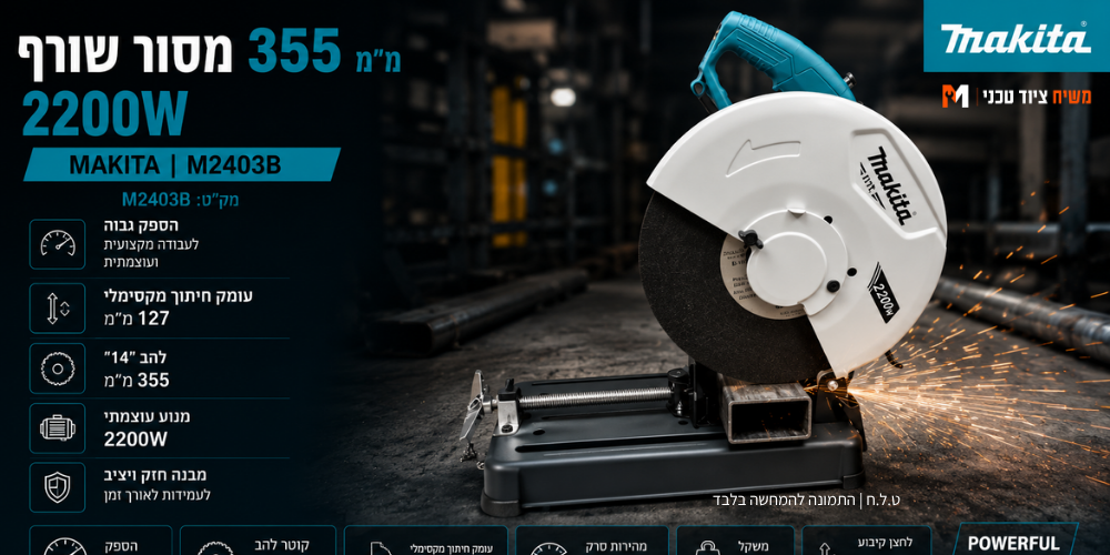 מסור שורף MAKITA M2403B 2200W - מבט נוסף 9