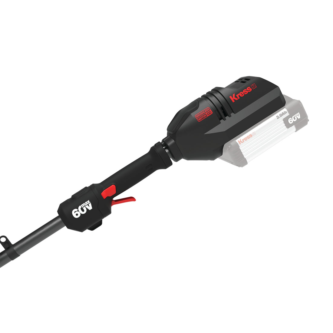 חרמש נטען 60V סוללה 2AH ומטען KRESS KG163.9 - מבט נוסף 9