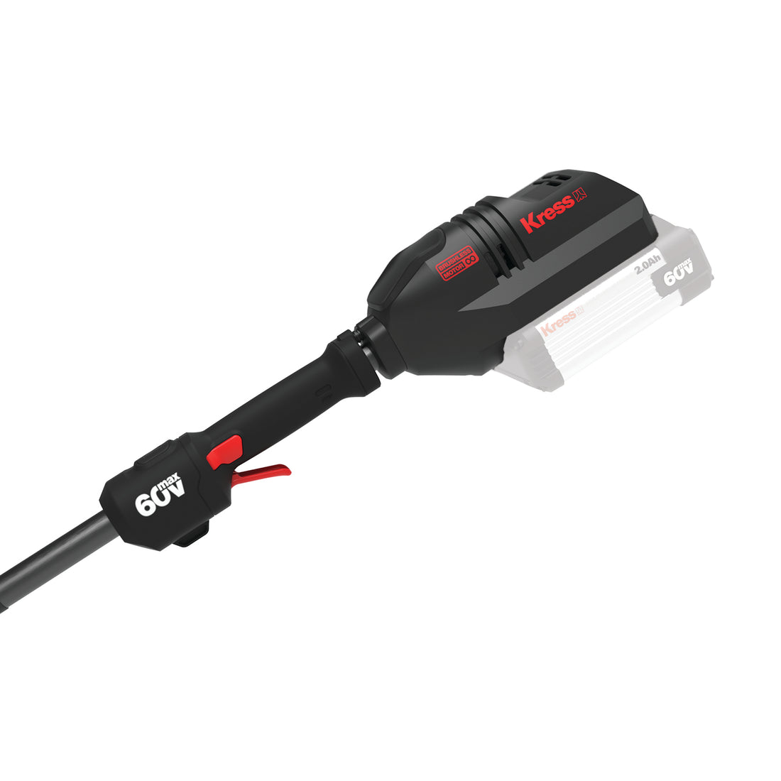 חרמש נטען 60V סוללה 2AH ומטען KRESS KG163.9 - מבט נוסף 18