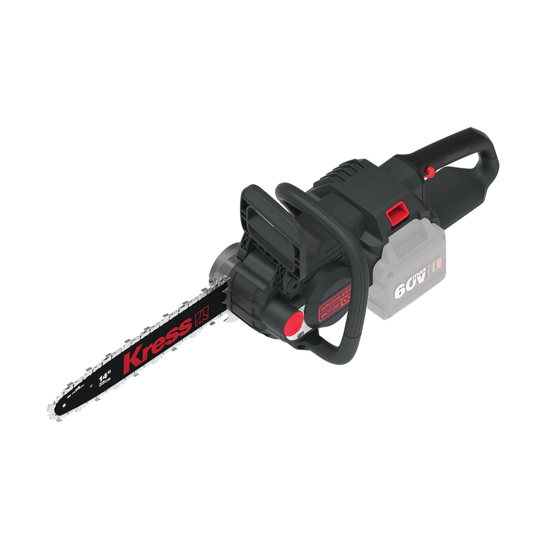 מסור שרשרת נטען 60V סוללה 2AH ומטען KRESS KG367E.9 - מבט נוסף 13
