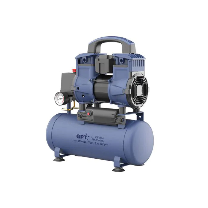 מדחס אוויר שקט ללא שמן 8 ליטר GPT TOAC09