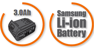 משור חרב נטען 18V - תיק בד ייעודי סוללה 2.5 Ah מטען 3A Hunter - מבט נוסף 5