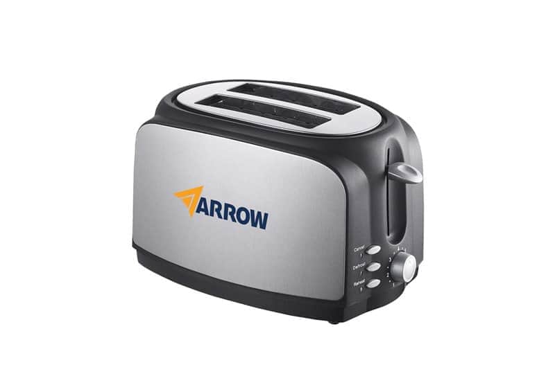 600500-002- ARROW 700W מצנם 2 פרוסות נירוסטה מוצרי חשמל ARROW