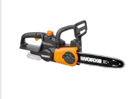 מסור שרשרת 20V סוללה 2Ah ומטען WORX WG322E.9
