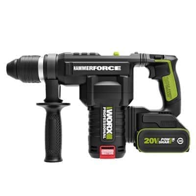 פטישון 20V שתי סוללות 6AH ומטען WORX WU399