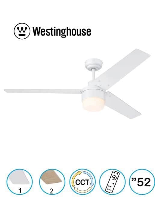 מאוורר תקרה טליה CCT 52" Talia לבן westinghouse - מבט נוסף 6