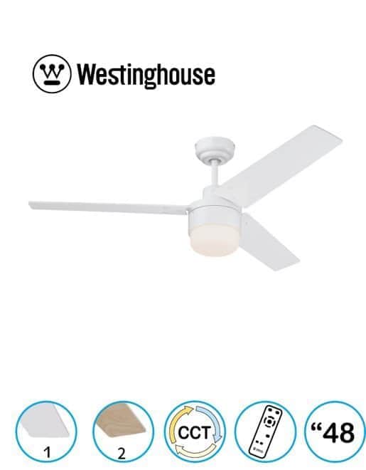 מאוורר תקרה טליה CCT 48" Talia לבן Westinghouse - מבט נוסף 6