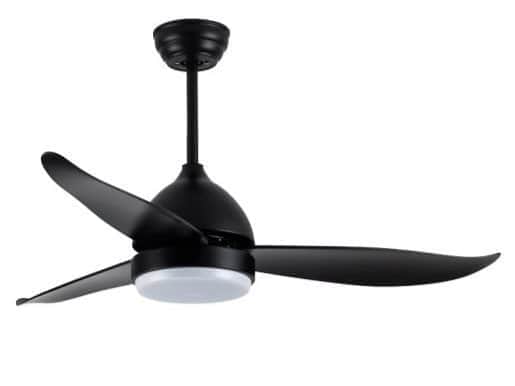 מאוורר תקרה קנזס CCT 52" Kansas NT-KAN52-BK-LED