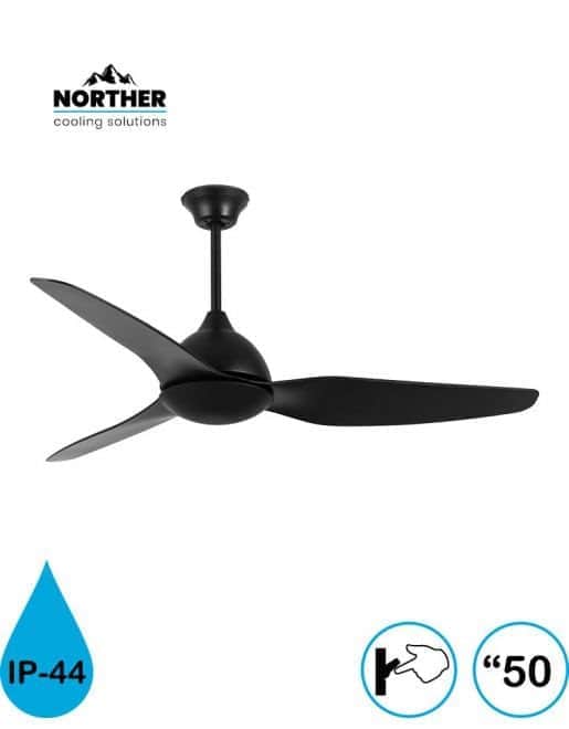 מאוורר תקרה דגם דולפין שחור 50" מפסק NORTHER - מבט נוסף 5