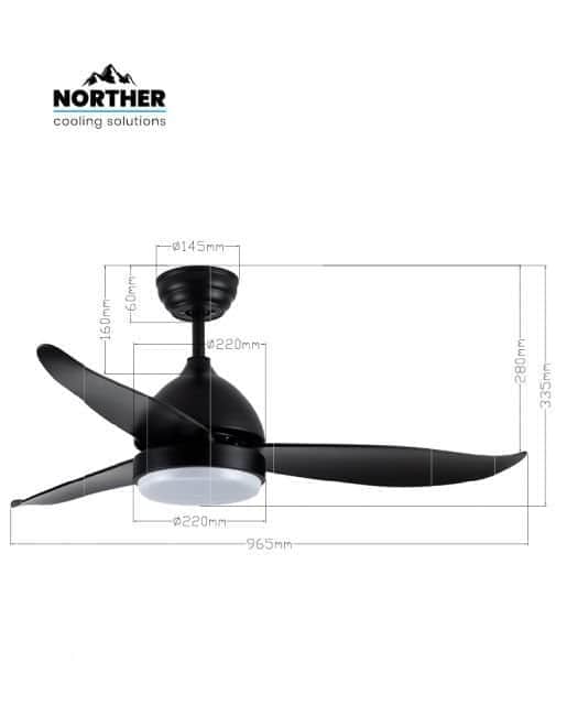 מאוורר תקרה קנזס CCT 40" Kansas - מבט נוסף 3
