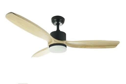 מאוורר תקרה סוואן CCT 42 Swan - מותאם להפעלה עם שעון שבת NTP-SW42-BKWD-LED