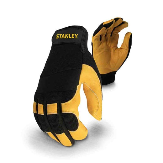 כפפות עבודה STANLEY משולבות עור ובד STANLEY FATMAX SY750L EU