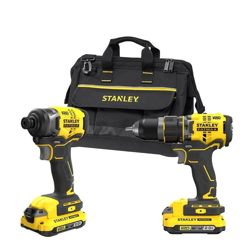 סט מברגות 18V שתי סוללות 4AH ומטען STANLEY FMC2023 STANLEY FATMAX