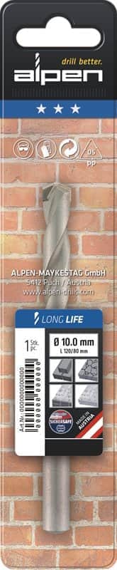 מקדח וידיה 10 מ'מ ALPEN