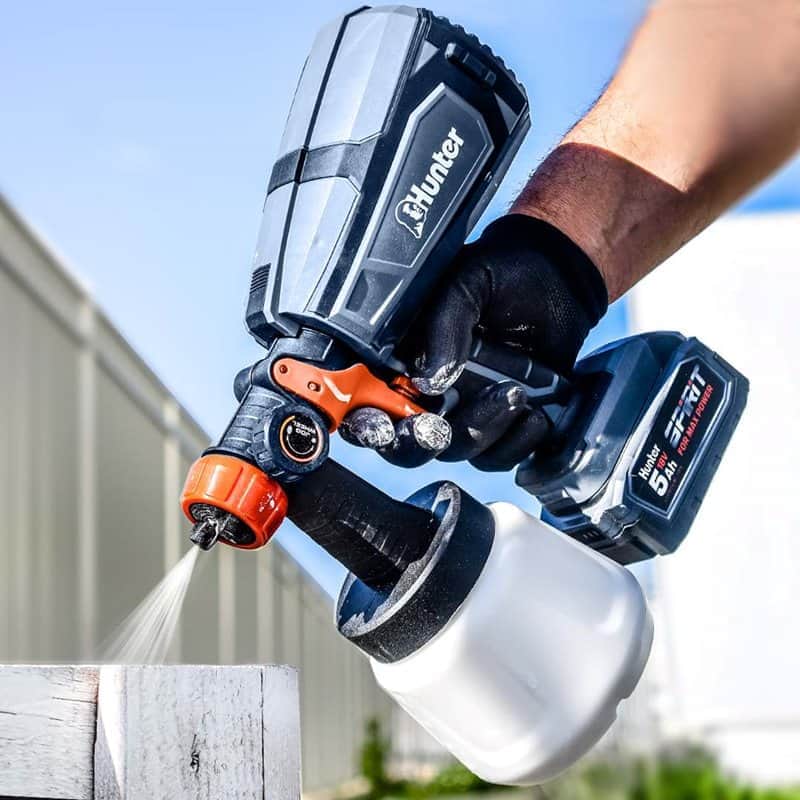 מרסס צבע 18V סוללה 2.5AH ומטען Hunter 100902-001 - מבט נוסף 3