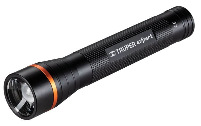 פנס אלומיניום שחור 530 לומנס TRUPER