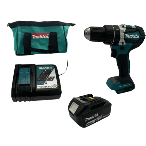 מקדחה 18V סוללה 6AH ומטען Makita XPH12Z