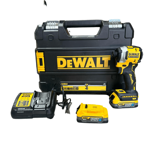 אימפקט 20V שתי סוללות 1.7AH PS ומטען DeWALT DCF850
