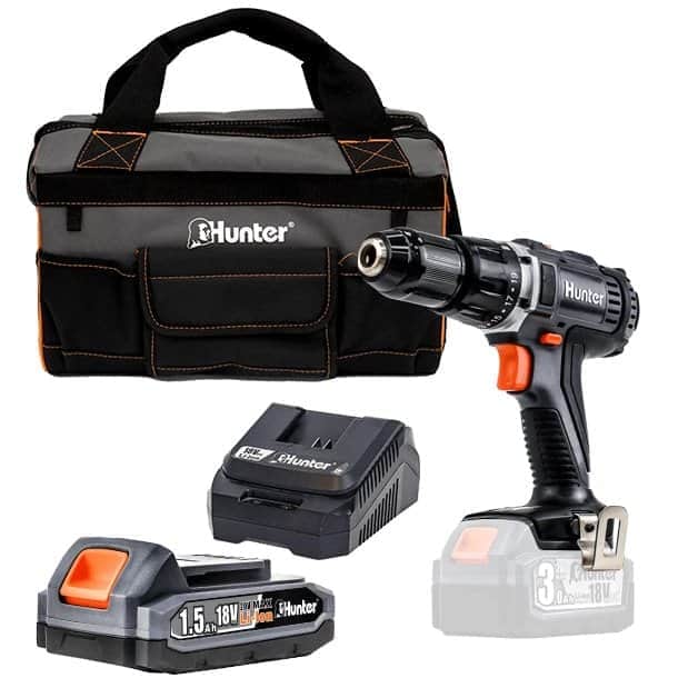 Hunter - מברגהמקדחה 18V 1.5 ספיריט A 100311-007