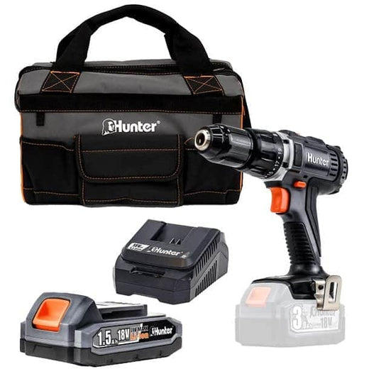 Hunter - מברגהמקדחה 18V 1.5 ספיריט A 100311-007 Hunter 100311-007-B