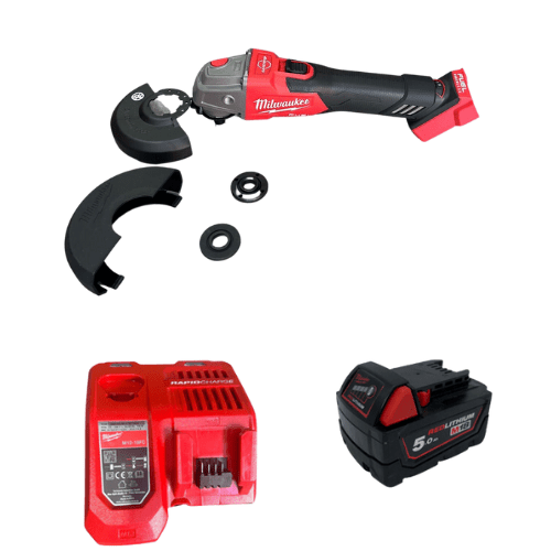 משחזת זווית 18V סוללה 5HA מטען 2889-20 milwaukee 2889-20-1-5