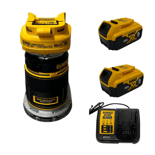 טרימר 20V שתי סוללות 4HA ומטען DCW600 DeWalt DCW600-2-4