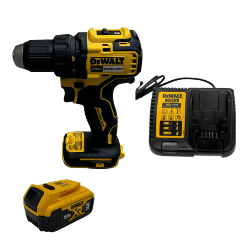 מקדחה 20V סוללה 5HA ומטען DCD793 DeWalt DCD793-1-5