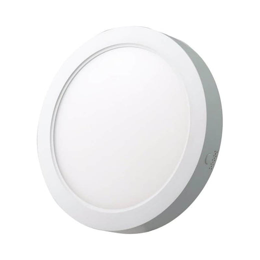 "פאנל לד צמוד אינטגרלי עגול 8" 18W, אור חם" NISKO 17840128
