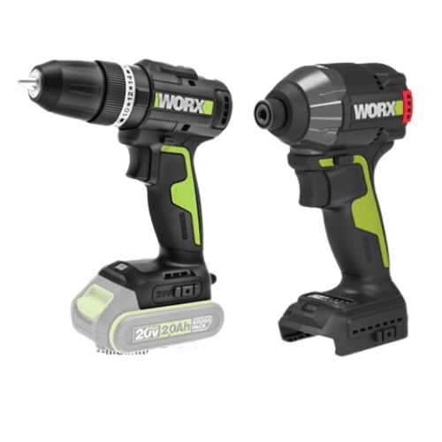 סט מברגות 20V סוללה 4AH מטען WORX WU290.1ּWE213.9-1-4