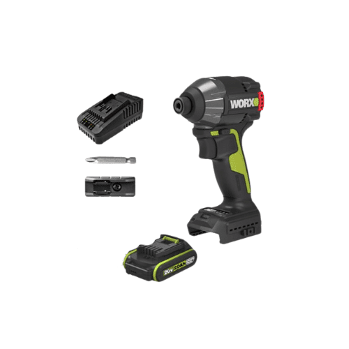 אימפקט 20V סוללה 2Ah ומטען WU291.1 WORX WU291.1-1-2