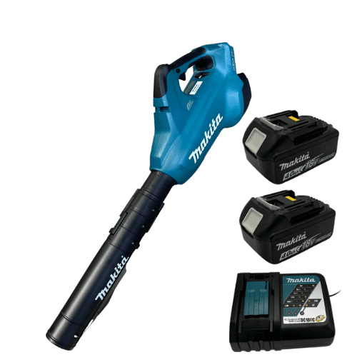 מפוח 36V שתי סוללות 6AH + מטען Makita XBU02Z