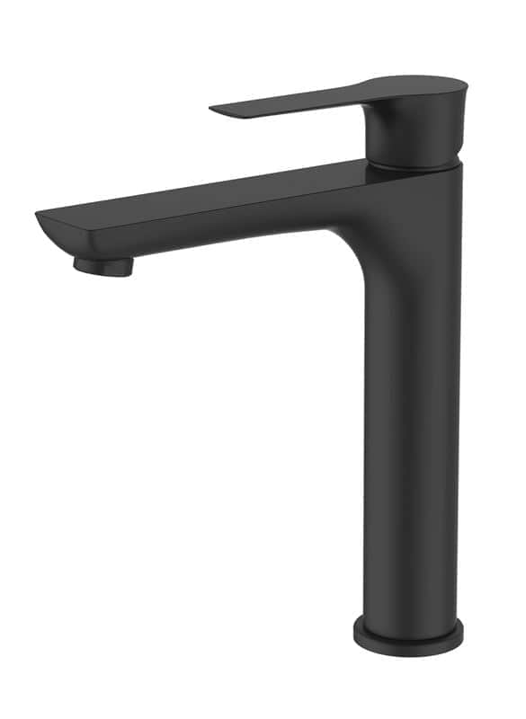 ברז פרח בינוני ROBIN שחור מט AQUILA 9500BW-1