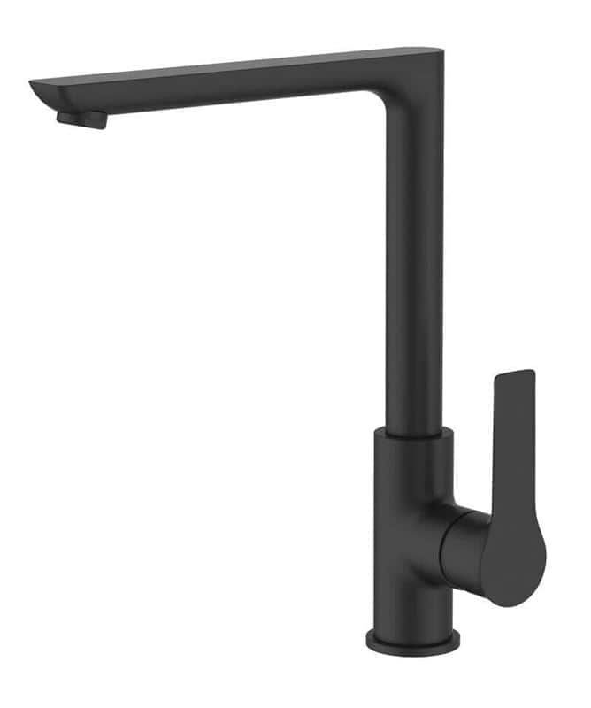 ברז פרח גבוה BRANT שחור מט AQUILA 9501BW