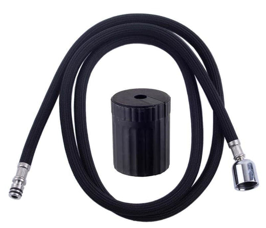 צינור לברז נשלף בד מחוזק + משקולת 1.5 מטר שחור Aquila 546031