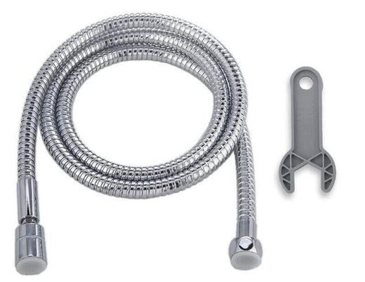 צינור מקלחת נירוסטה יהלום 1.5 מטר דופן כפול Aquila 546024