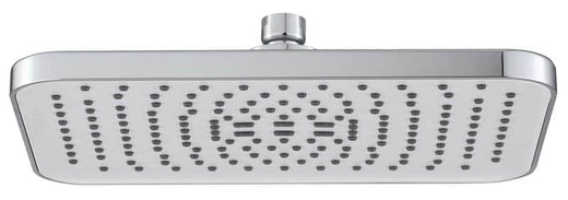 ראש מקלחת מלבני 26X18 שירי כרום לבן Aquila 550911