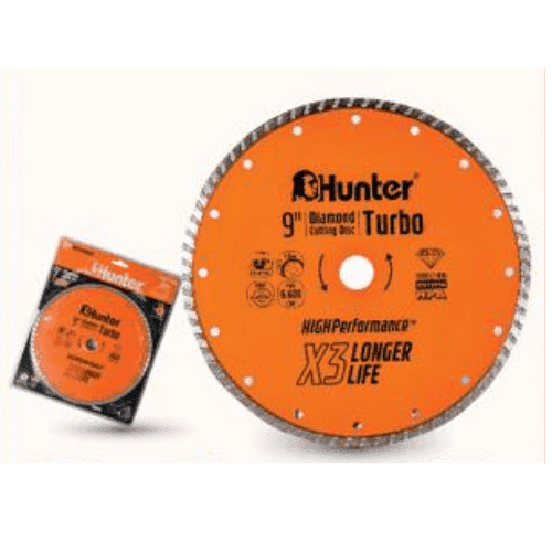 דיסק יהלום 9" טורבו Hunter