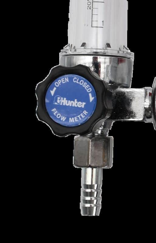 ווסת CO2 עם מחמם חשמלי לרתכת משולבת 121200-013 Hunter - מבט נוסף 3