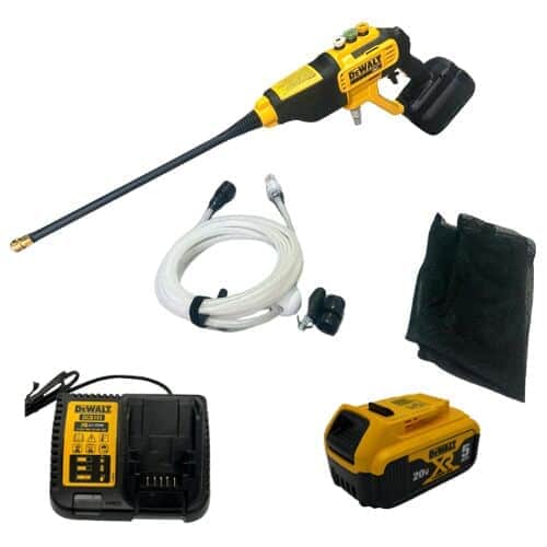 אקדח שטיפה 20V סוללה 5HA ומטען DeWALT DCPW550