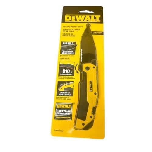 סכין מתקפלת פרימיום דיוולט DeWalt DWHT10313