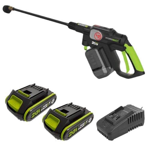 אקדח שטיפה 20V שתי סוללות 2AH ומטען WU633.91 WORX WU633.91-2-2