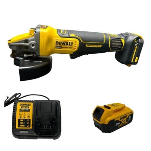 משחזת 60V20V סוללה 5HA ומטען DeWALT DCG416VS